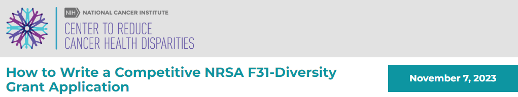 How to Write a Competitive NRSA F31-Diversity Grant Application